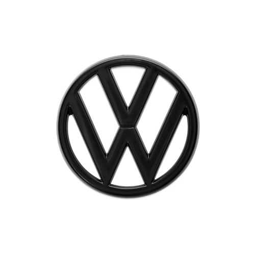  Grelha com logótipo VW preto de 95 mm para VW Golf 1 Saloon Convertible Caddy Jetta 1 e Scirocco (-1987) - C211114 