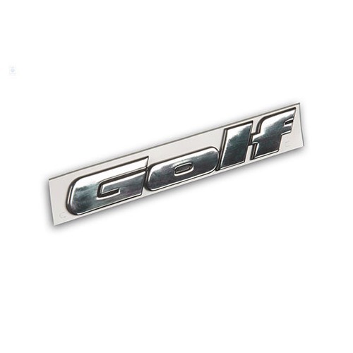  Emblème adhésif GOLF chromé de face arrière pour VW Golf 3 (08/1991-08/1998) - sans niveau de finition - C211636 