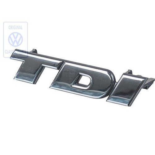  Front embleem "TDi" chroom voor VW Transporter T4 korte neus (AC0) - C214966 