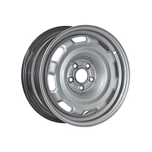     
                
                
    Original Volkswagen VR6 6.5Jx15-inch chrome-finish rim with 5x100 holes and ET43 offset (1989-1999) - C217228
