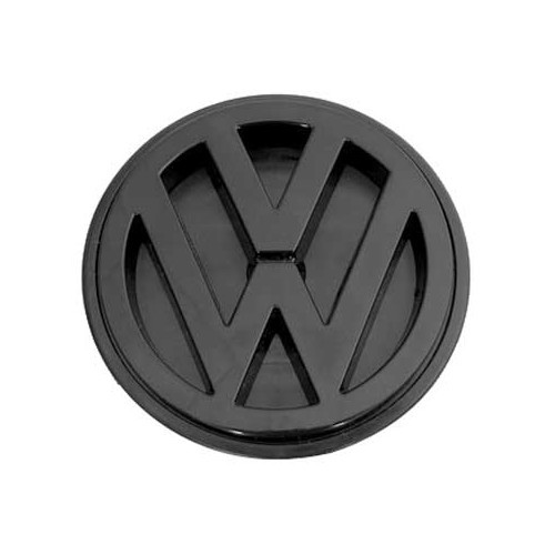  Zwart VW-logo op het midden van het achterpaneel voor gerestylede VW Golf 2 (08/1987-)  - C221410 