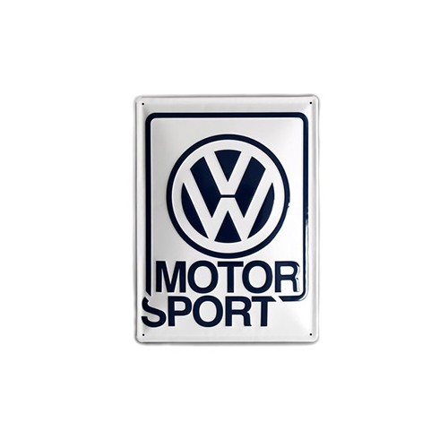  Plaque métal "VW Motorsport" 30 x 40 cm - C221686 