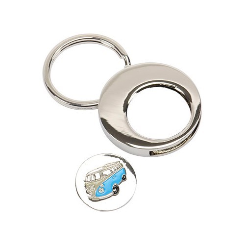  Key-ring with Kombi Split logo trolley chip - C223324-1 