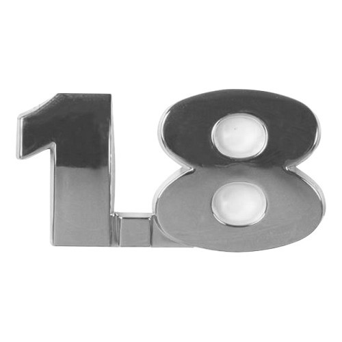     
                
                
    Emblème adhésif 1.8 chromé pour VW Golf 4 et Bora  - C232999
