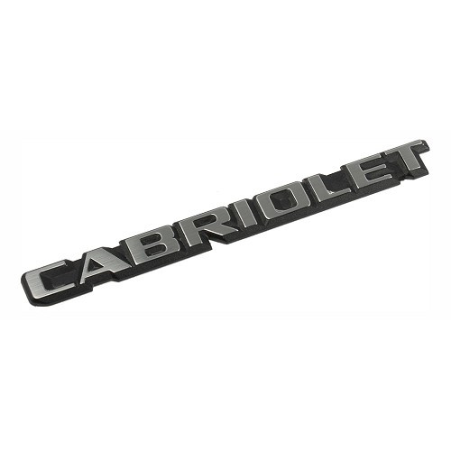  Emblème adhésif CABRIOLET pour coffre de Golf 1 Cabriolet (1987-1993) - version Europe - C242272-1 