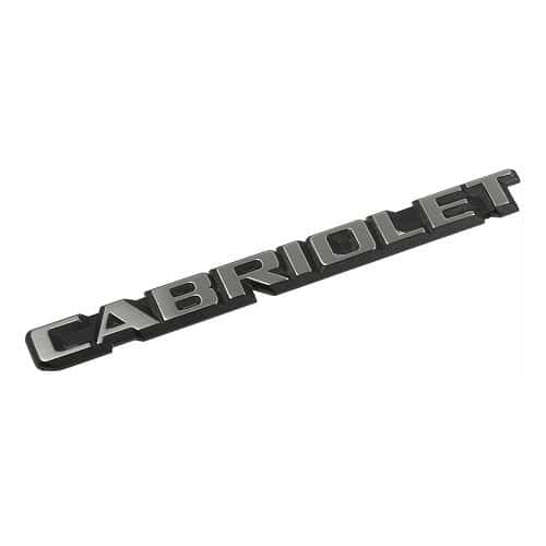  CABRIOLET adhesive emblem for Golf 1 Cabriolet trunk (1987-1993) - European version - C242272-1 