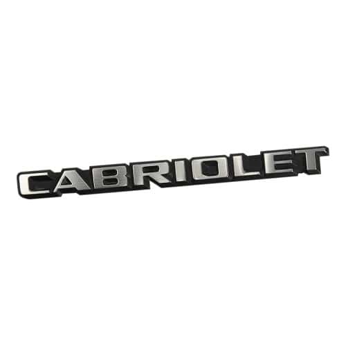  CABRIOLET adhesive emblem for Golf 1 Cabriolet trunk (1987-1993) - European version - C242272 