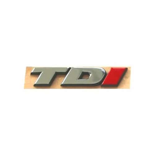  7D0 853 675 C EQW : emblem TDI (chrome/chrome/red) - C243025 