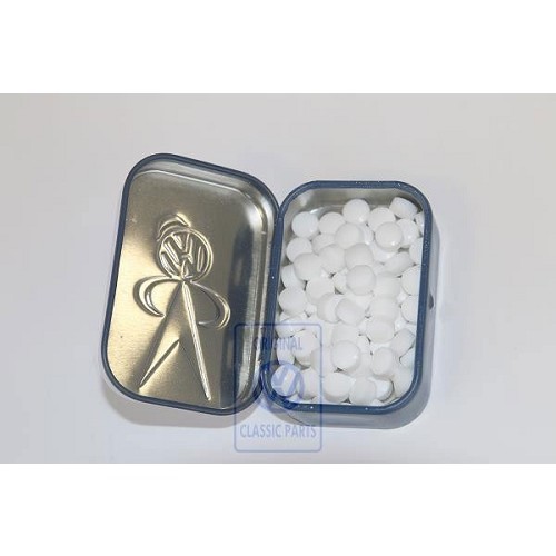  Caja en metal "Mister Bubble" con pastillas de menta - C245137-3 