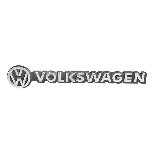  VW VOLKSWAGEN Sigle verchromt von hinten für Transporter T25 / T3 - C245257 