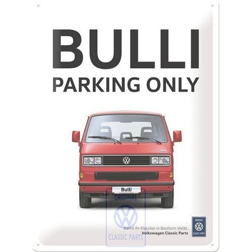     
                
                
    ZCP 902 907 : Bulli Parking Only" metal sign - C261511
