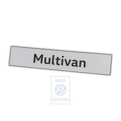  Placca decorativa in formato targa, scritta "Multivan" - C261925-1 