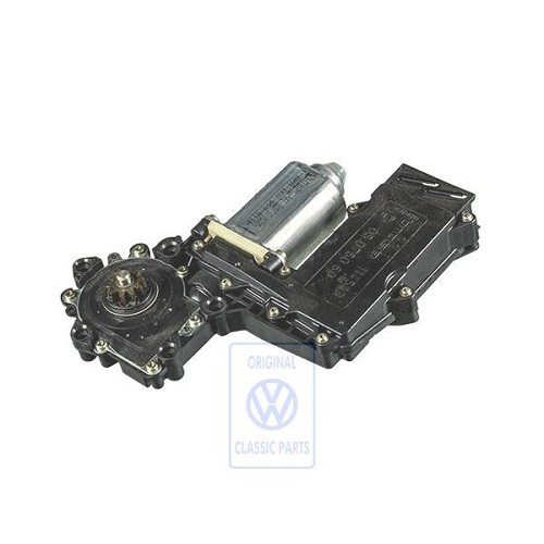  1E0 959 811 B : Linker achterruit motor voor Volkswagen Golf 3 en 4 Cabriolet - C264088 