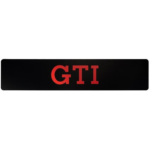  Targa di immatricolazione GTITarga di immatricolazione GTI - C267559 