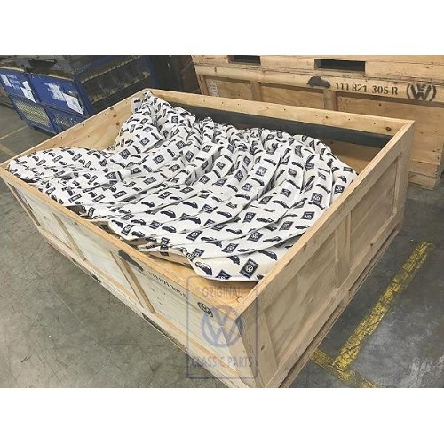 Original VW cataphoresis-treated right rear fender for Volkswagen Beetle 1200 / 1303 since 1975 - 25 mm hardware. - C268477