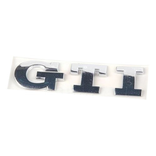  Emblème adhésif GTI chromé de coffre pour VW Golf 4 GTI série spéciale 25e anniversaire (2002) - C269635-2 