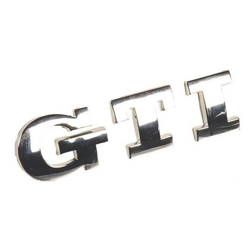  Emblème adhésif GTI chromé de coffre pour VW Golf 4 GTI série spéciale 25e anniversaire (2002) - C269635 