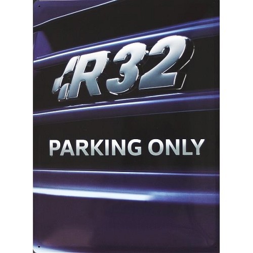  Plaque décorative R32 PARKING ONLY - C269674 