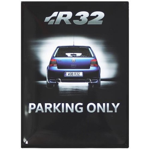  Plaque décorative R32 PARKING ONLY - C269680 