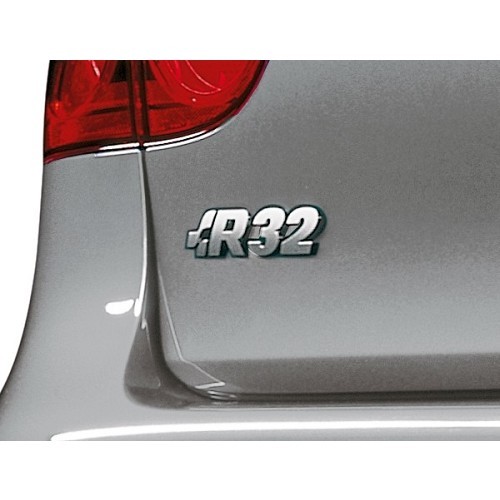  Emblème adhésif R32 chromé de coffre pour VW Golf 5 R32 (08/2005-06/2008)  - C269914-1 