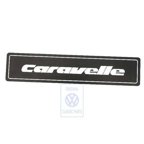  Dekorative Platte im Format eines Autokennzeichens, Aufschrift "Caravelle". - C272308 