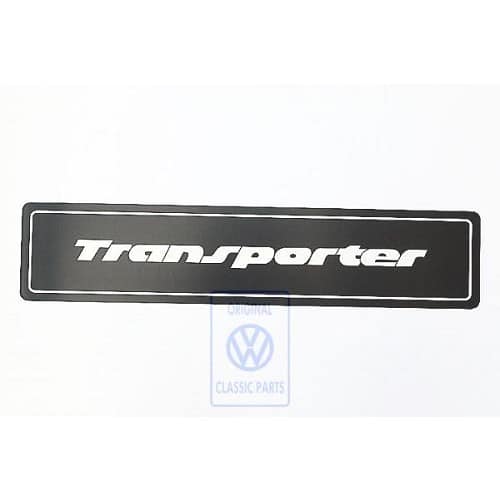  Placa de matrícula decorativa, inscripción "Transporter". - C272320 