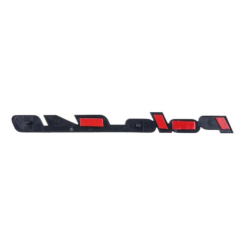  Emblema POLO G40 cromato e rosso su sfondo nero per portellone posteriore di VW Polo 2F G40 (10/1990-07/1994) - C273874-1 