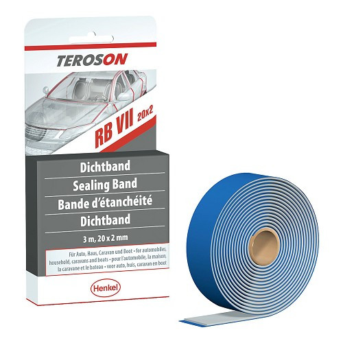     
                
                
    TEROSON RB VII striscia impermeabilizzante per carrozzeria 20x2 mm- 3 metri - CA10400

