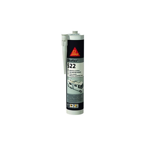  Polyurethane putty adhesive 522 SIKAFLEX - white - cartridge - 300 ml - CA10417 