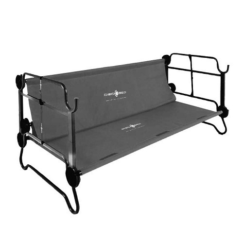  Charcoal grey camp beds DISC-O-BED L - stackable - Size L - CA10903-1 