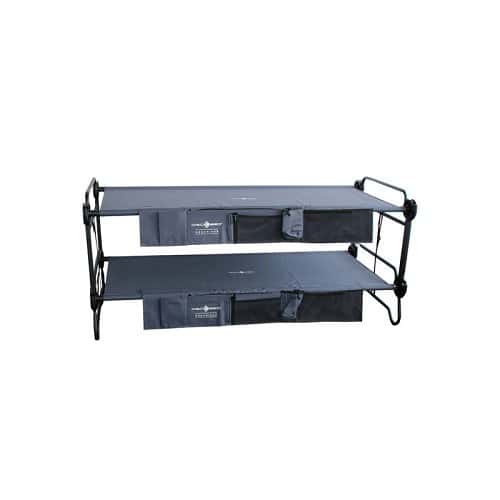  Charcoal grey camp beds DISC-O-BED L - stackable - Size L - CA10903-5 