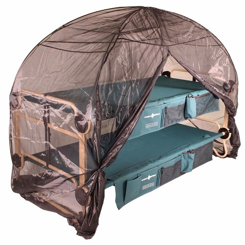  Mosquito net for camp beds grey anthracite DISC-O-BED - all sizes - CA10904 