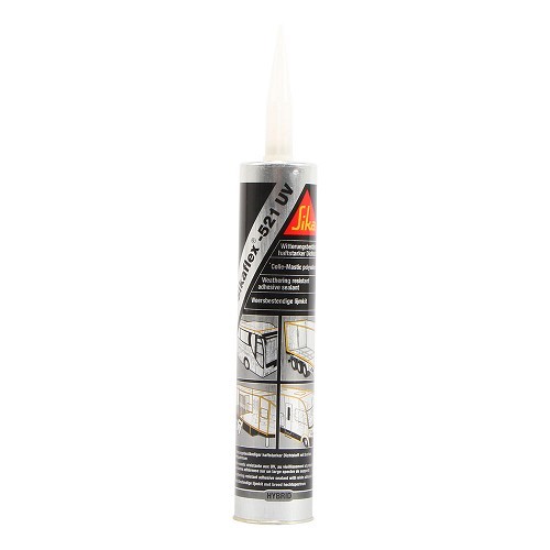  Set of 3 SIKAFLEX 521 UV polyurethane adhesives - black 300 ml - CA10931 
