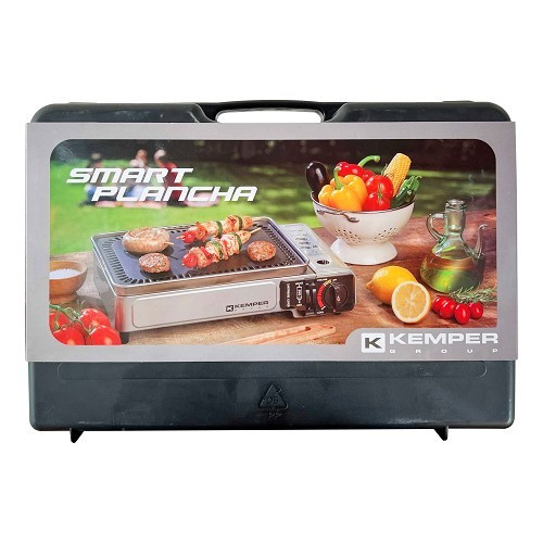Mini gas griddle 2300 W KEMPER - with carrying case - CA10956