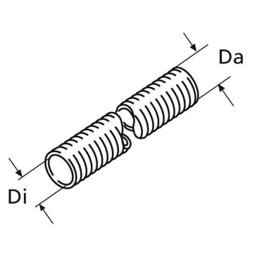 Tuyau flexible Ø60mm APK pour chauffages AIR TOP et THERMOTOP WEBASTO  - au mètre - CB10527