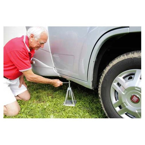 Set of 4 aluminum stanchions 1 Tonne - CD10221