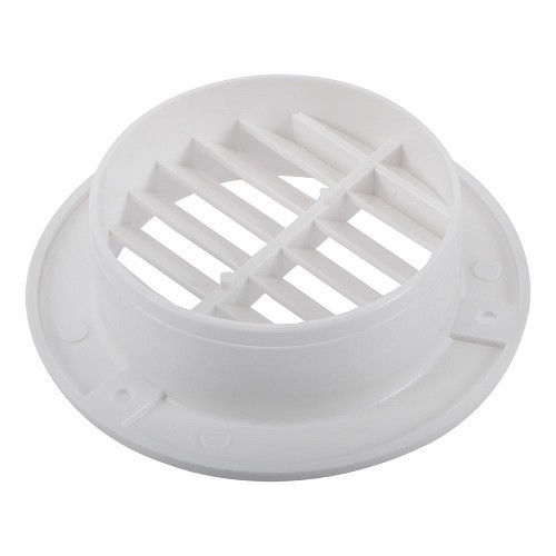  Griglia di ventilazione in plastica Ø110 bianco - CF10152-1 