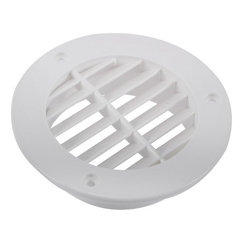  Griglia di ventilazione in plastica Ø110 bianco - CF10152 