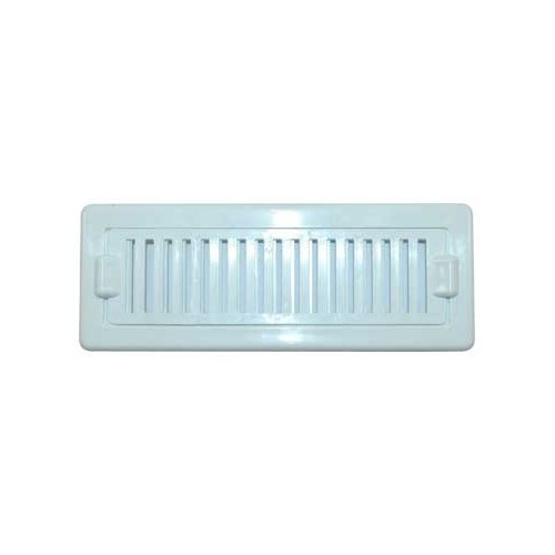     
                
                
    Grille intérieure aération plastique 185x70 mm - blanche - CF10158
