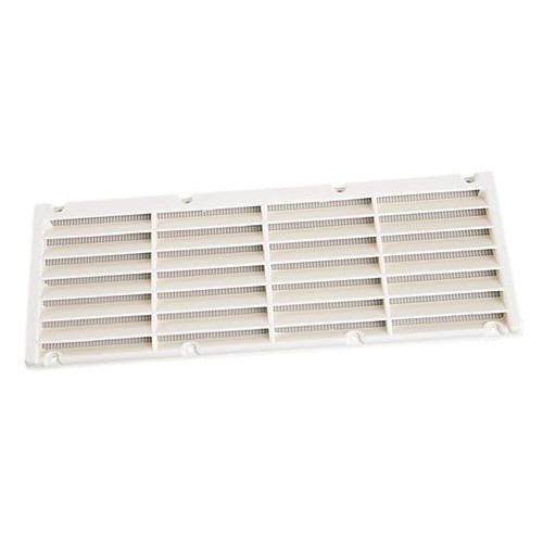  365x140 mm white plastic ventilation grille - CF10162 