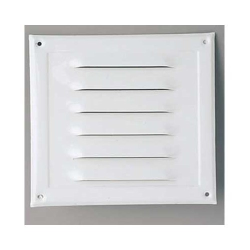  White lacquer aluminium ventilation grille, 130x120 - CF10178 