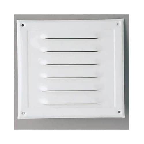  White lacquer aluminium ventilation grille, 130x120 - CF10178 