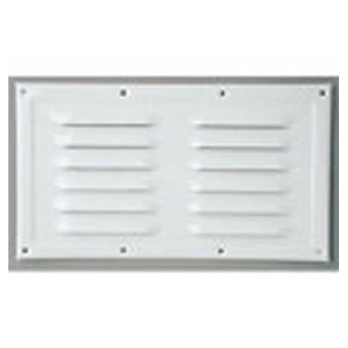  White lacquer aluminium ventilation grille, 230x130 - CF10182 