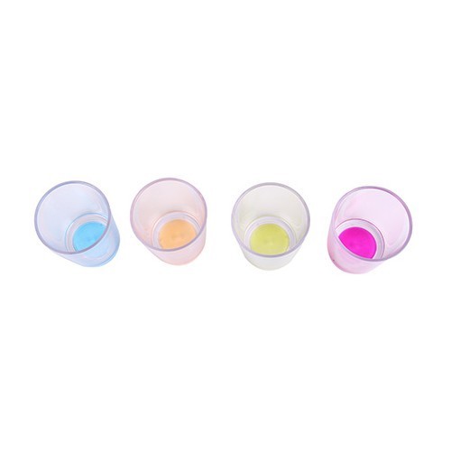  Set van vier SAN-glazen van 300 ml met antislipbodem - CF10189-1 