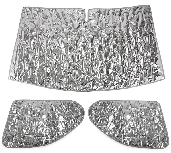 Rideau De Protection Solaire Pour Pare-brise VW T5 T6 T6.1 - Camping, Cabine Conducteur - Gris - Protection Anti-insectes Et Chaleur