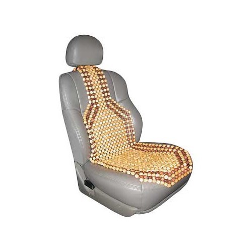  Copri sedile palline di legno per comfort alla guida - CF10751 