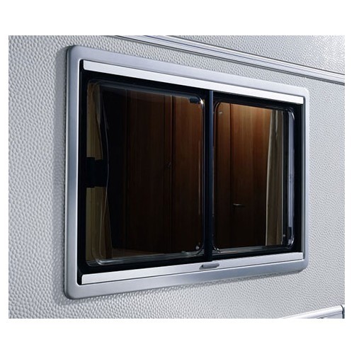  Ventanal de puerta corredera negra tipo S4 900x450 mm Seitz - CF12015-2 