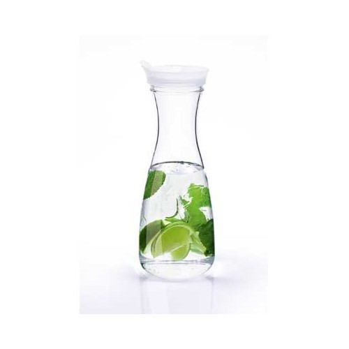  1-litre unbreakable acrylic carafe with lid - CF12037 