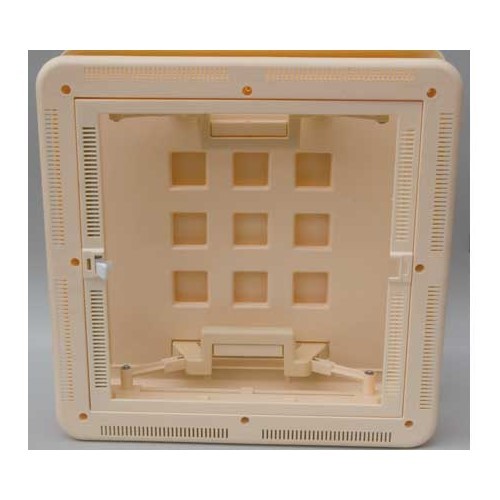  Chantal 40 x 40 rooflight with cream handle and mosquito screen - CF12043-1 
