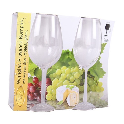 Polycarbonate wine glasses 36 ml - sold by 2 - CF12253